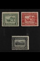 ERITREA  1928-29 Pictorials Perf 11 Complete Set (SG 38/40, Sassone 129/31), Fine Mint, The Key 5c Value Expertized A.Di - Other & Unclassified