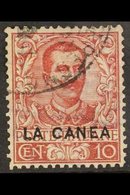 PO's IN CRETE  1905 10c Lake, SG 6 (Sass. 6), Very Fine Used, Cat €450. For More Images, Please Visit Http://www.sandafa - Sonstige & Ohne Zuordnung