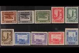 SOMALIA  1935-38 (perf 14) Pictorial Definitive Set To 1L25 (Sass 213/223), Never Hinged Mint (the 35c Lightly Hinged).  - Andere & Zonder Classificatie