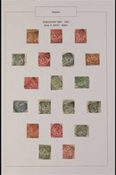 1880-1950 KINGSTON POSTMARKS COLLECTION  An Attractive Collection Of Stamps Displaying Clear To Superb Strikes, Neatly P - Jamaïque (...-1961)