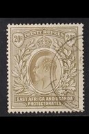 1903-04  20r Grey And Stone, Wmk Crown CC, SG 15, Very Fine Used. For More Images, Please Visit Http://www.sandafayre.co - Vide