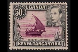 1938  50c Purple And Black, Rope Not Joined To Sail, SG 144a, Very Fine Mint. For More Images, Please Visit Http://www.s - Vide