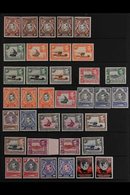 1938-54 KGVI DEFINITIVE ISSUE  Fine Mint Range Incl. 10c. Perf. 14, 15c Perf. 13¼, 20c All Three Perfs, 30c All Three Pe - Vide