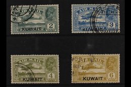 1933-34  Air Post "overprinted" Stamps Of India Complete Set, SG 31/34, Very Fine Used (4 Stamps) For More Images, Pleas - Koeweit