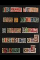 1924 - 1940 COMPREHENSIVE USED COLLECTION  Mostly Complete Sets Arranged On Stock Pages Including 1924 Pasteur, 1924 Air - Liban