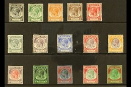 1936-37  KGV Complete Definitive Set, SG 260/74, Fine Mint (15 Stamps) For More Images, Please Visit Http://www.sandafay - Straits Settlements