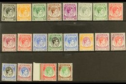 PENANG  1949-55 Complete KGVI Set, SG 3/22, Superb Never Hinged Mint. (20 Stamps) For More Images, Please Visit Http://w - Other & Unclassified