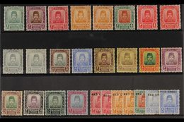 TRENGGANU  1910-18 SULTAN MINT SELECTION Presented On A Stock Card With 1910-19 Set With Some Shades To $1, 1917-19 Red  - Autres & Non Classés