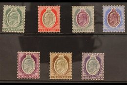 1903-04  KEVII (wmk Crown CA) Complete Set, SG 38/44, Fine Mint. (7 Stamps) For More Images, Please Visit Http://www.san - Malte (...-1964)
