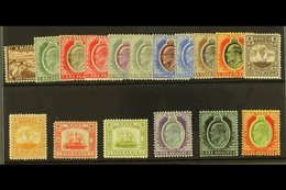 1904-14  (wmk Mult Crown CA) Complete Set, SG 45/63, Very Fine Mint. (17 Stamps) For More Images, Please Visit Http://ww - Malta (...-1964)