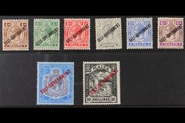 1922  Script Watermark "Self Government" Set, SG 114/121, Fine Mint. (8 Stamps) For More Images, Please Visit Http://www - Malte (...-1964)