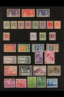 1937-1968 ALL DIFFERENT MINT COLLECTION  Presented On Stock Pages With KGVI To Different 10r, QEII 1953 Set, 1965 Bird S - Maurice (...-1967)