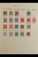 1937-52 KGVI COLLECTION  An Interesting Mint & Used Collection Presented On Album Pages That Often Includes Issues Both  - Mauritius (...-1967)