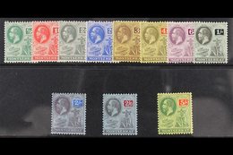 1916-22  Watermark Multi Crown CA Complete Definitive Set, SG 49/59, Very Fine Mint. (11 Stamps) For More Images, Please - Montserrat