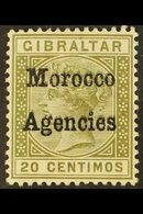 1898-1900  20c Olive-green With OVERPRINT DOUBLE, SG 3ca, Very Fine Mint. For More Images, Please Visit Http://www.sanda - Altri & Non Classificati