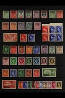 1905-1955 FINE MINT COLLECTION  With BRITISH CURRENCY Including KEVII Range To 1s, KGV Range To 5s, And 1951 Set Never H - Andere & Zonder Classificatie