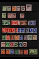 BRITISH CURRENCY  1907-1951 MINT COLLECTION On A Stock Pages With KEVII Range To 2s6d, KGV To Different Opt'd 6d & Jubil - Autres & Non Classés