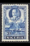 1936  3d Blue, Perf 12½x13½ Variety, SG 38a, Good To Fine Mint For More Images, Please Visit Http://www.sandafayre.com/i - Nigeria (...-1960)