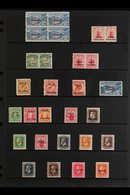 1902-67 VERY FINE MINT COLLECTION  On Stock Pages & Includes 1902 2½d Block Of 4 With "no Stop After Peni" Variety (SG 2 - Niue