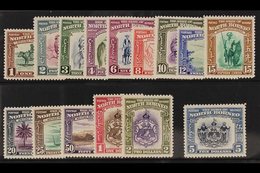 1939  Complete Pictorial Set, SG 303/317, Very Fine Mint. (15 Stamps) For More Images, Please Visit Http://www.sandafayr - Noord Borneo (...-1963)