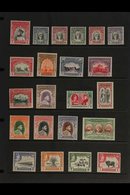 1945-1949 ALL DIFFERENT FINE MINT  Collection On Hagner Leaves. Includes 1948 Definitive Set To 1R, Plus Good Officials  - Bahawalpur