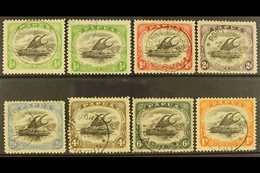 1909-10  Lakatoi Watermark Sideways, Perf 11 Set With Both ½d Shades, SG 59/65, Fine Cds Used. (8) For More Images, Plea - Papua Nuova Guinea