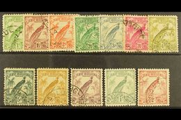 1932-34  (redrawn Without Dates) Set To 2s, SG 177/86, Good To Fine Used. (12 Stamps) For More Images, Please Visit Http - Papoea-Nieuw-Guinea