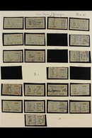 SAO TOME AND PRINCIPE  REVENUE STAMPS 1905-1978 Mint (some Never Hinged) And Used Collection On Leaves. With Very Strong - Sonstige & Ohne Zuordnung