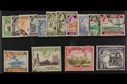 1959-62  Definitives Complete Set, SG 18/31, Fine Used. (15 Stamps) For More Images, Please Visit Http://www.sandafayre. - Rhodésie & Nyasaland (1954-1963)