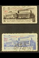 1933  Lenningrad Philatelic Exhibition Pair, SG 606/7, Very Fine Used.(2 Stamps) For More Images, Please Visit Http://ww - Autres & Non Classés