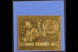 1972  600f Apollo 15 Gold Foil (Michel 473 A, SG 442, See Note After Scott 430), Superb Never Hinged Mint Still In The O - Andere & Zonder Classificatie