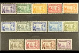 1938-44  "Badge Of St Helena" complete Set, SG 131/40, Very Fine Mint (14 Stamps) For More Images, Please Visit Http://w - St. Helena