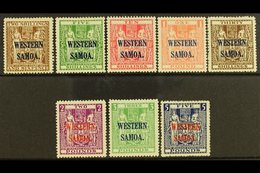 1945 - 1953  2s 6d Deep Brown To £5 Indigo Blue Postal Fiscals On "Wiggins Teape" Paper Wmk Multiple NZ And Star, SG 207 - Samoa