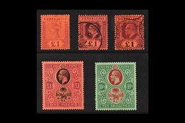 1859 - 1927 TREMENDOUS COLLECTION ON "IMPERIAL" ALBUM LEAVES  An Outstanding Mint And Used Collection On 4 Pages From Th - Sierra Leone (...-1960)