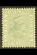 1884-91  ½d Dull Green WATERMARK INVERTED Variety, SG 27w, Fine Mint, Fresh & Scarce. For More Images, Please Visit Http - Sierra Leone (...-1960)