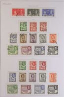 1937-51 FINE USED KGVI COLLECTION  COMPLETE Run From The 1937 Coronation To 1951 Surcharged Defins Set On Album Pages, S - Somaliland (Protectorat ...-1959)