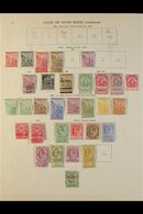 CAPE OF GOOD HOPE  1863-1904 MINT COLLECTION Presented On A Busy Double Sided Album Page. Includes 1863-64 1d & 4d Both  - Zonder Classificatie