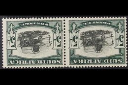 1933-48  5s Black & Green WATERMARK INVERTED Variety, SG 64aw, Fine Mint Horizontal Pair, Very Fresh. (2 Stamps) For Mor - Non Classés