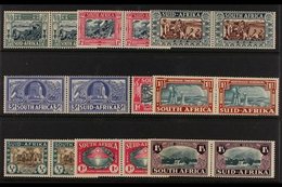 1938-1939  Voortrekker And Huguenot All Three Sets, SG 76/84, Very Fine Mint. (9 Pairs) For More Images, Please Visit Ht - Non Classés