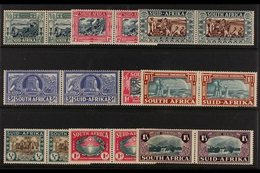 1938-1939  Voortrekker And Huguenot All Three Sets, SG 76/84, Very Fine Mint. (9 Pairs) For More Images, Please Visit Ht - Ohne Zuordnung