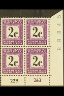 POSTAGE DUE  1971 2c Black And Deep Reddish Lilac With Afrikaans At The Top, SG D71 Or SACC 57aH, Very Fine Mint CONTROL - Non Classificati