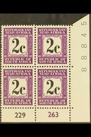 POSTAGE DUE  1971 2c Black And Deep Reddish Lilac With Afrikaans At The Top, SG D71 Or SACC 57aH, Very Fine Mint CONTROL - Unclassified