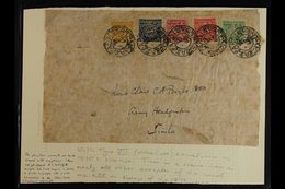 1933 - 60  1930s Period Large Part Outer Wrapper Addressed To Lt Col CA Boyle, Army Headquarters, Simla And Franked With - Tibet