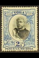 1897  2½d Black And Blue With NO FRACTION BAR In "½" Wmk Upright, SG 43a, Never Hinged Mint. For More Images, Please Vis - Tonga (...-1970)