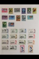 1952-1989 MOSTLY MINT COLLECTION  On Leaves, Includes 1963 "Resettlement" Opts Set Mint, 1965-67 Defins Set Used (4d Min - Tristan Da Cunha