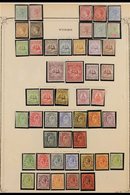 1882-1950 COMPREHENSIVE MINT COLLECTION  In Hingeless Mounts On Pages, All Different With A Few Shades, Highly Complete  - Turks- En Caicoseilanden