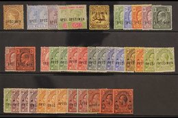 1887 - 1926 SPECIMEN SELECTION  Fresh Mint Selection With 1887 6d Yellow Brown, 1889 2½d Blue, 1893 4d And 5d, Ed VII Va - Turks- En Caicoseilanden