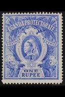 1898  1r. Bright Blue, SG 90a, Very Fine Mint. For More Images, Please Visit Http://www.sandafayre.com/itemdetails.aspx? - Uganda (...-1962)