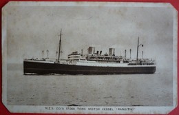 SS.RANGITIKI - NEW ZEALAND SG. CO. - Steamers
