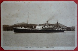 SS.RUAHINE - NEW ZEALAND SG. CO. - Steamers